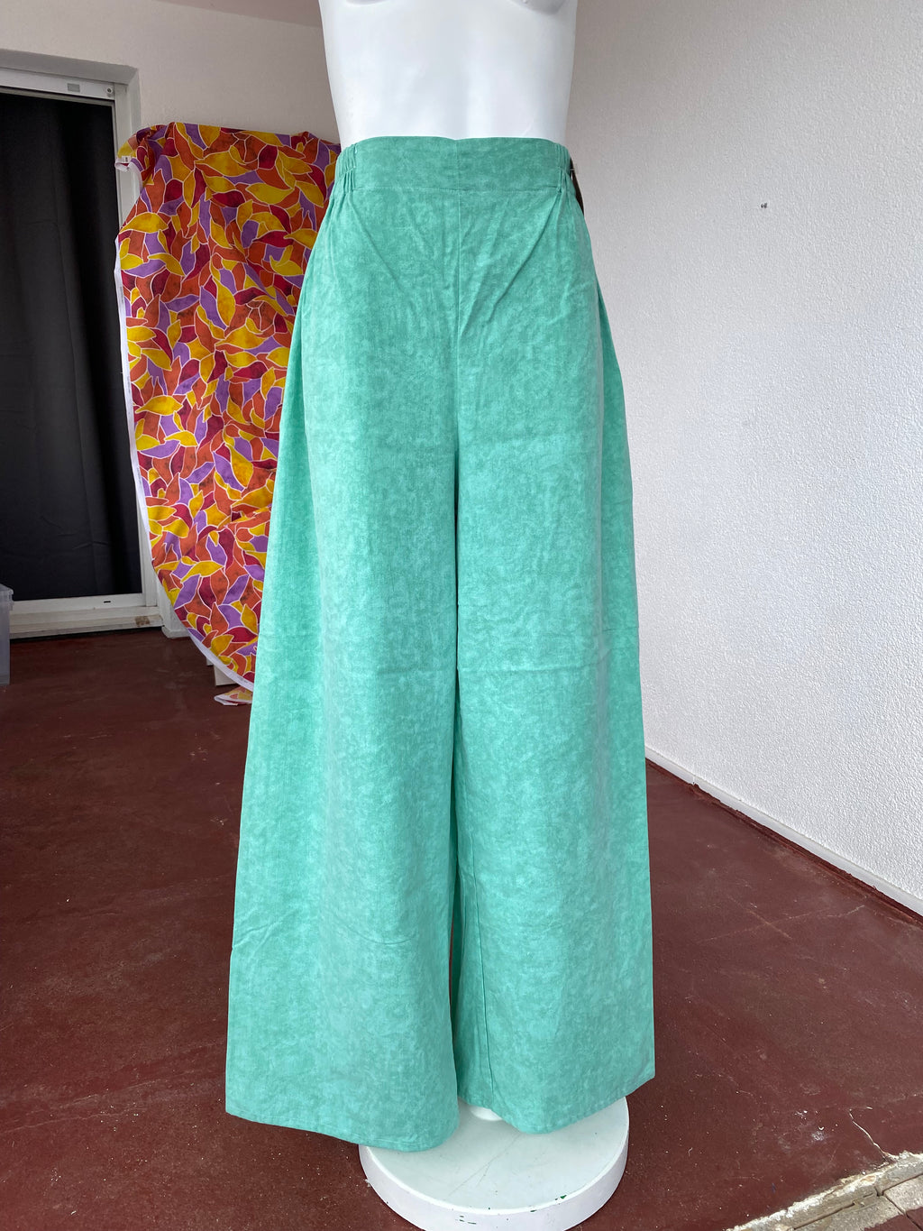 Pants • T. M  • Pantalon upcyclé vert d'eau