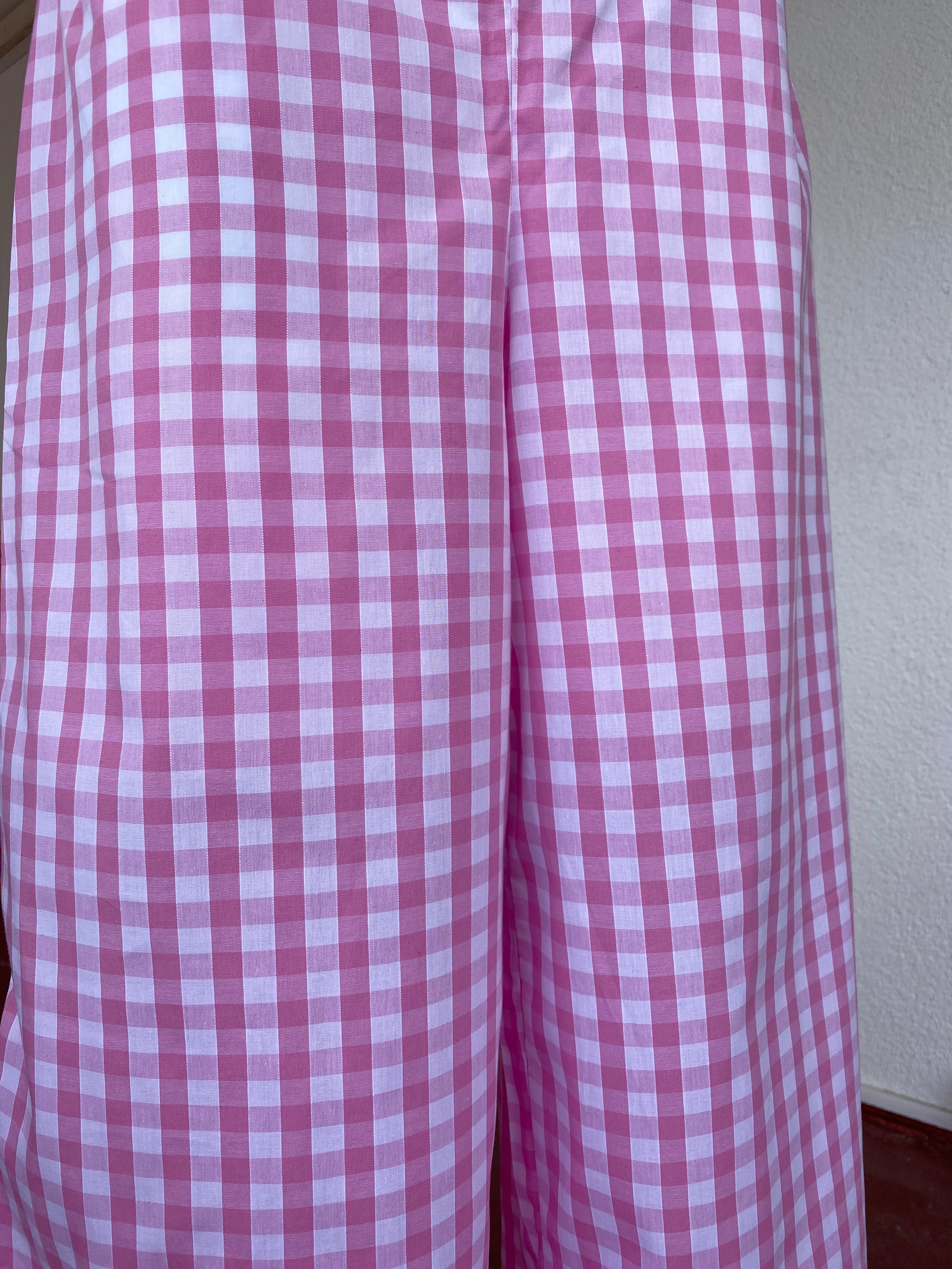 .Pants • Taille XS/S, M, L et XL • Pantalon vichy rose