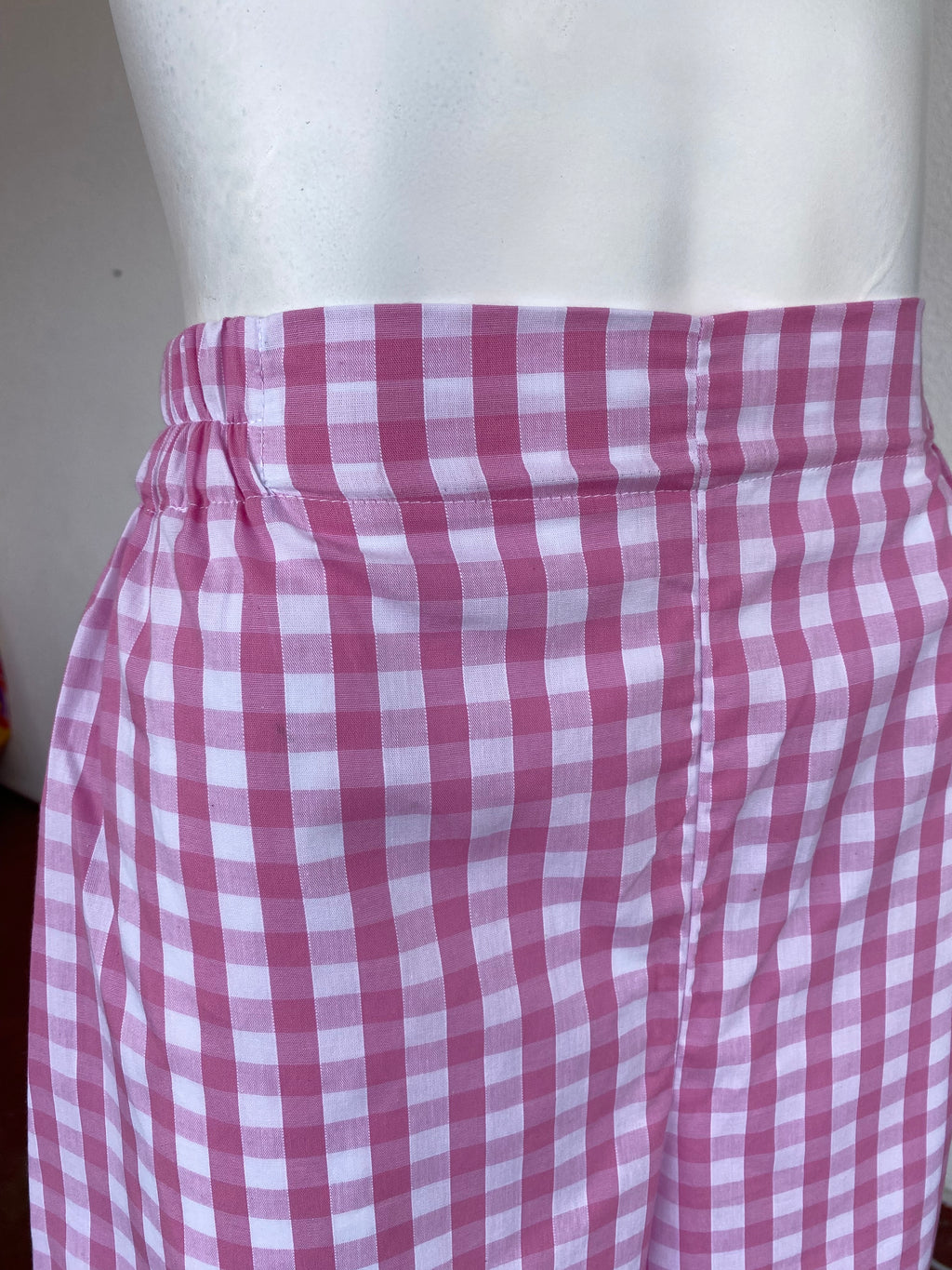 .Pants • Taille XS/S, M, L et XL • Pantalon vichy rose