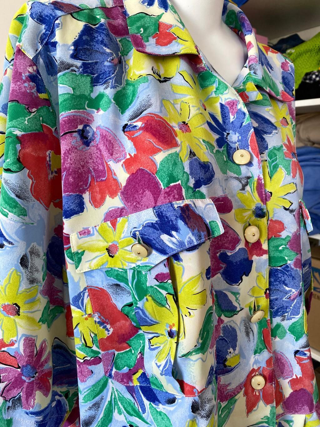 Froufrou • T. 40 à 48 • Chemise fleuries multicolore