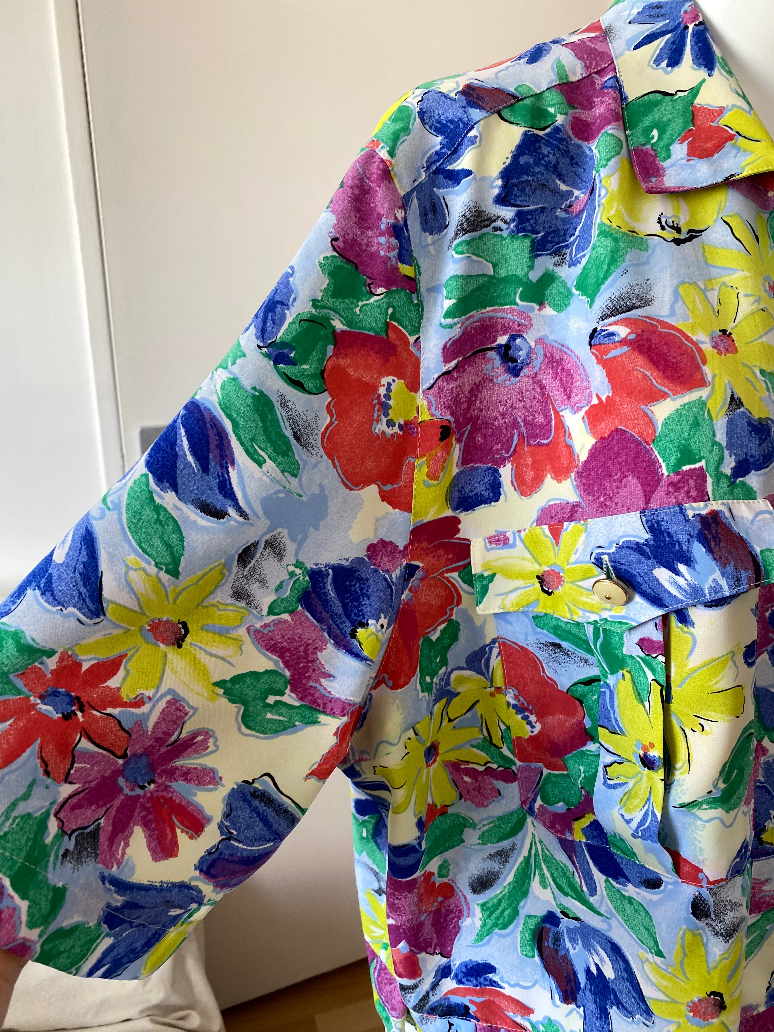Froufrou • T. 40 à 48 • Chemise fleuries multicolore