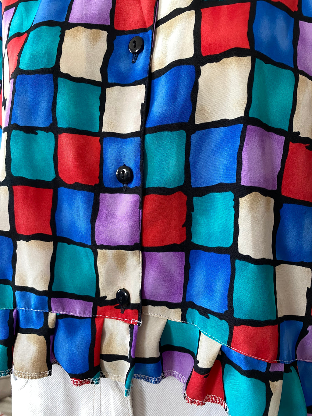 Froufrou • T. 38 à 46 • Chemise carreaux colorés