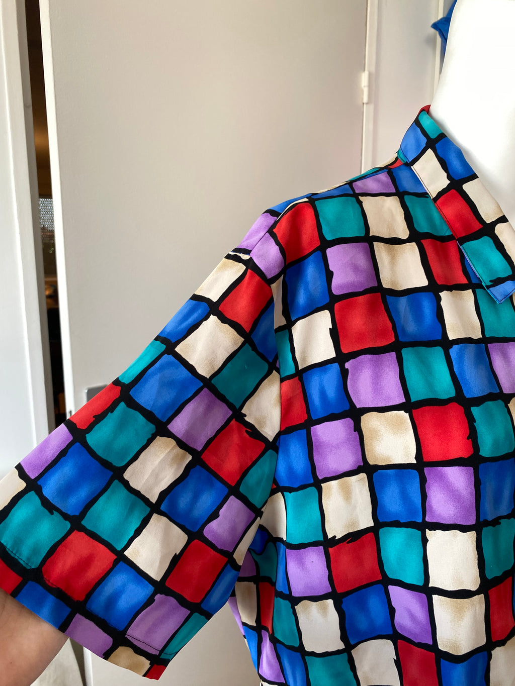 Froufrou • T. 38 à 46 • Chemise carreaux colorés