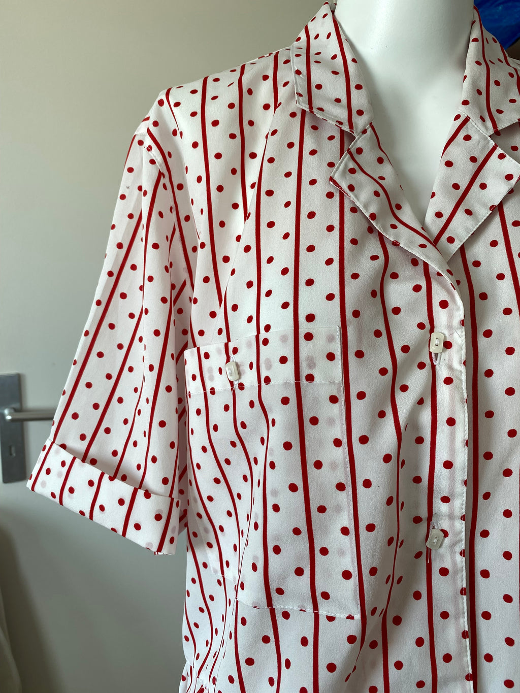 Froufrou • T. 36 à 42 • Chemise rouge et blanche