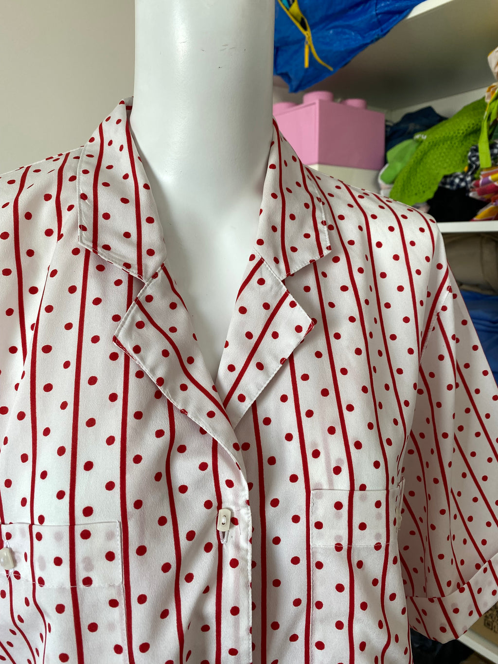 Froufrou • T. 36 à 42 • Chemise rouge et blanche