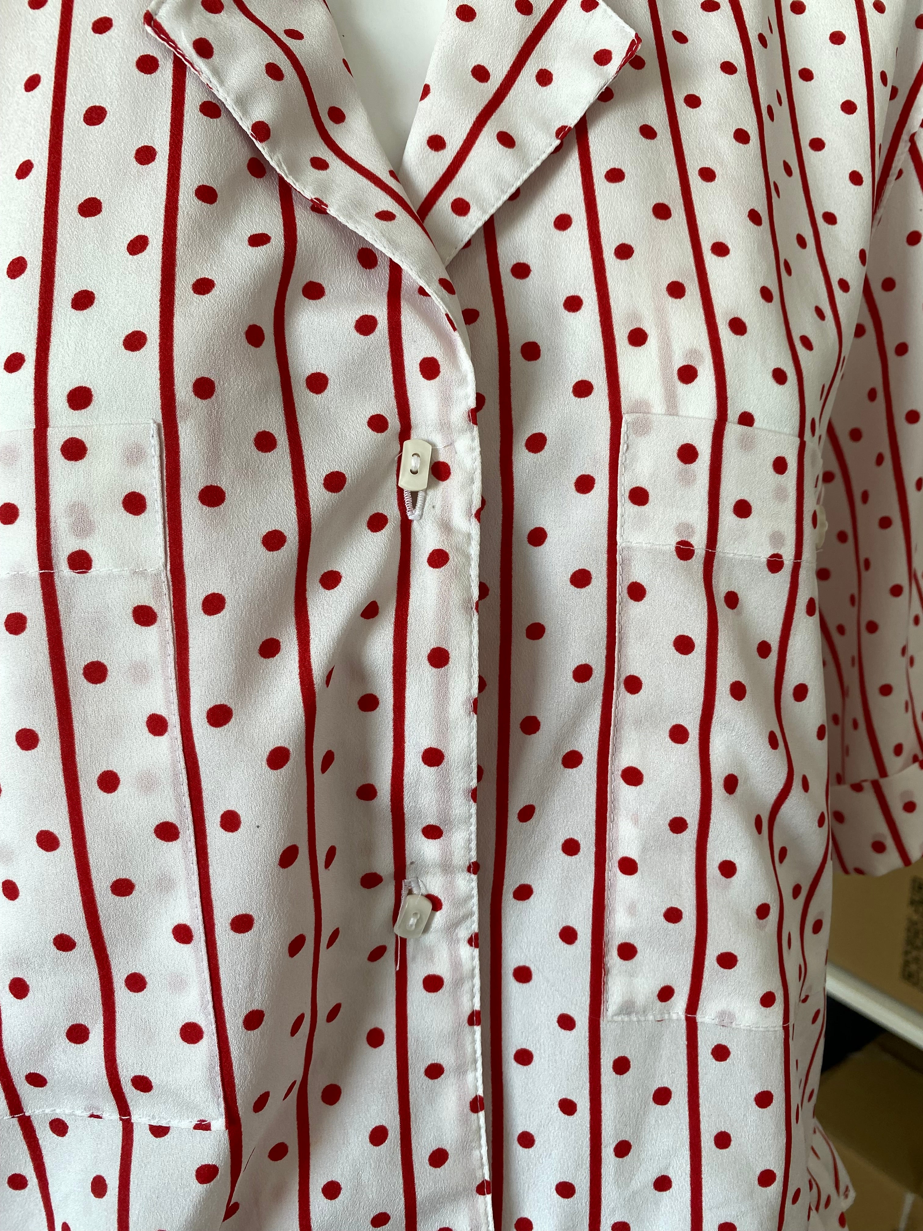 Froufrou • T. 36 à 42 • Chemise rouge et blanche