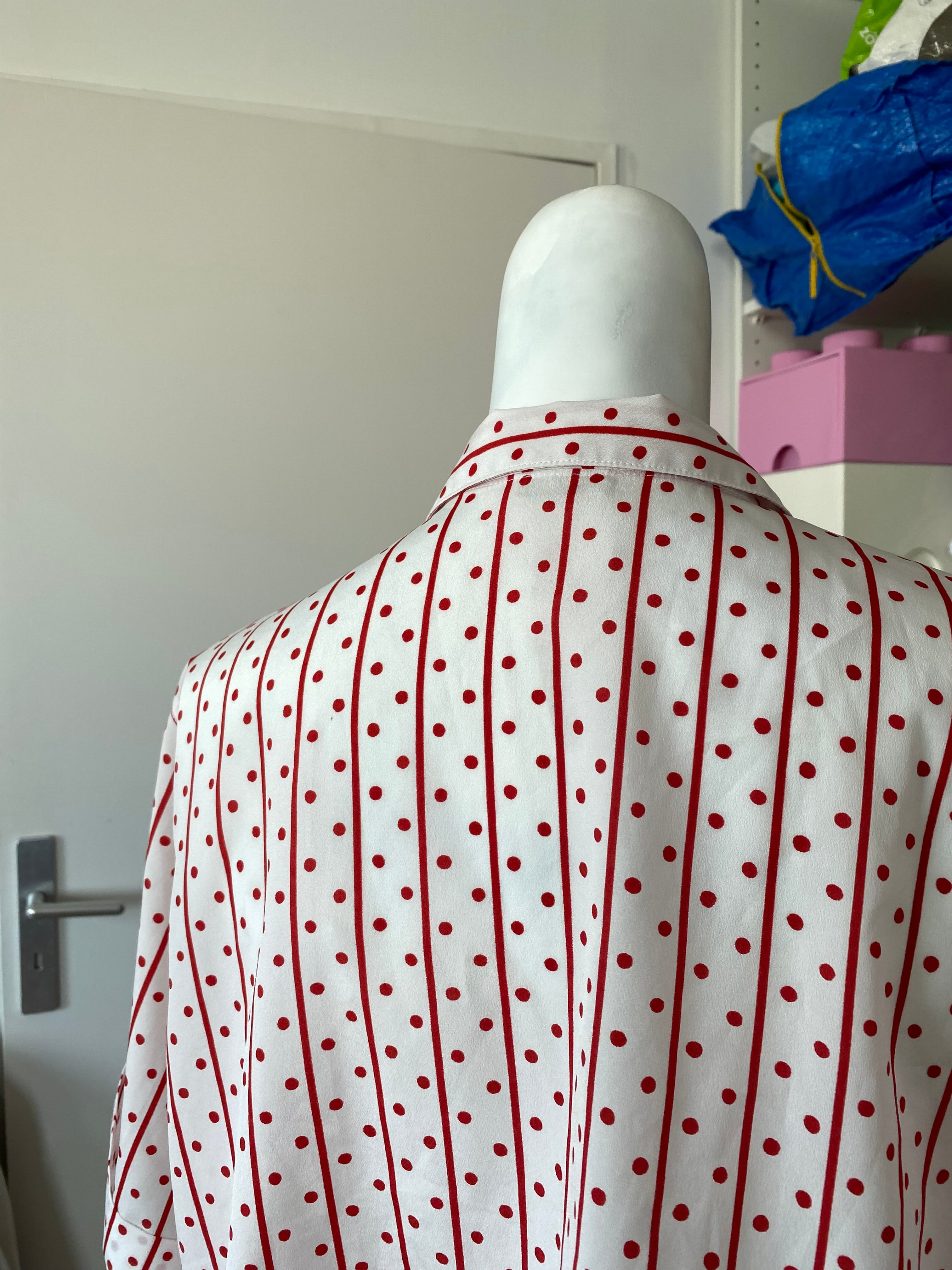 Froufrou • T. 36 à 42 • Chemise rouge et blanche
