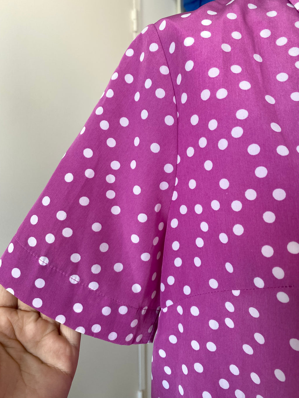 Froufrou • T. 32 à 36 • Chemise violette à pois