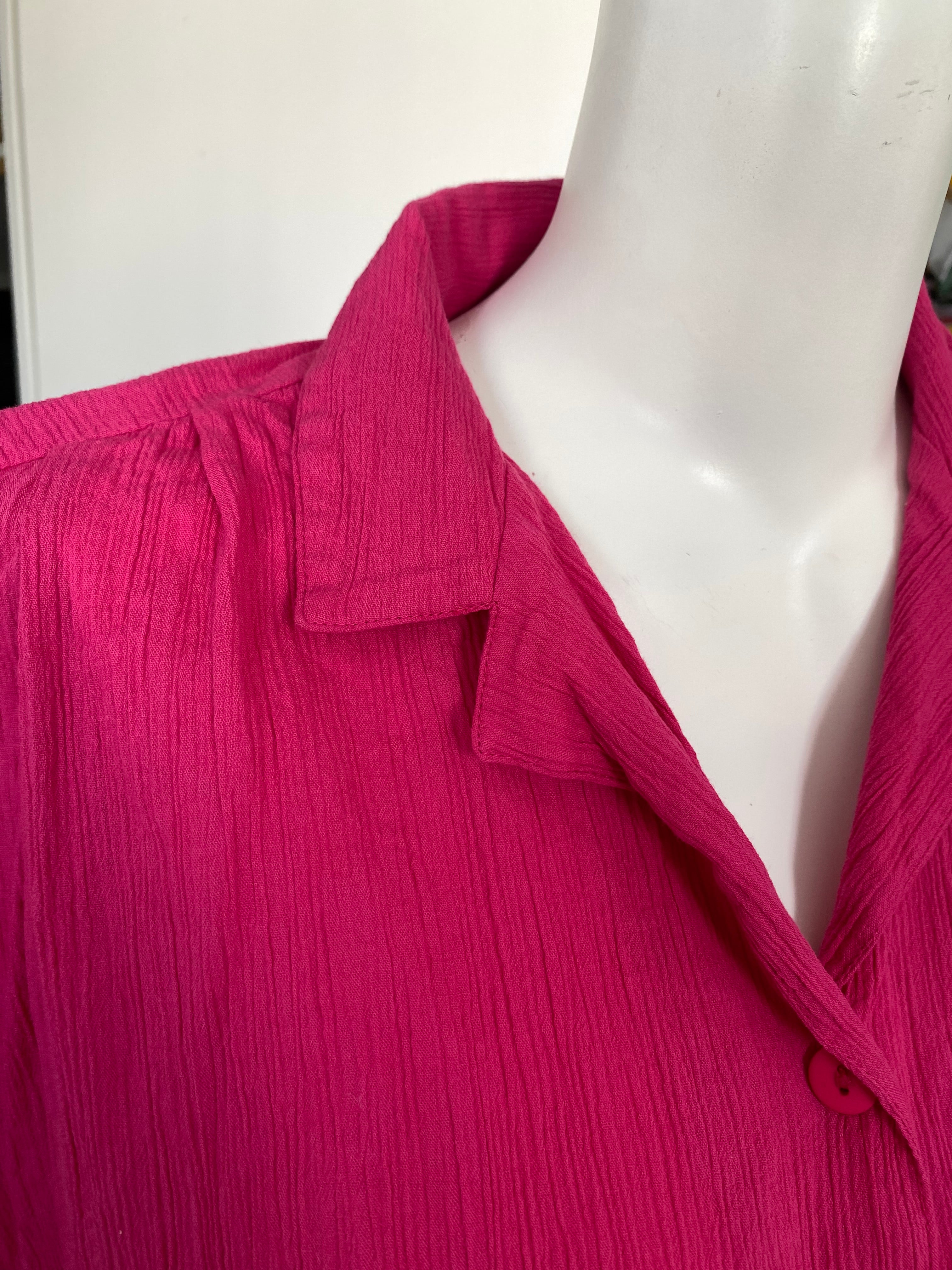Froufrou • T. 36 à 40 • Chemise fuchsia
