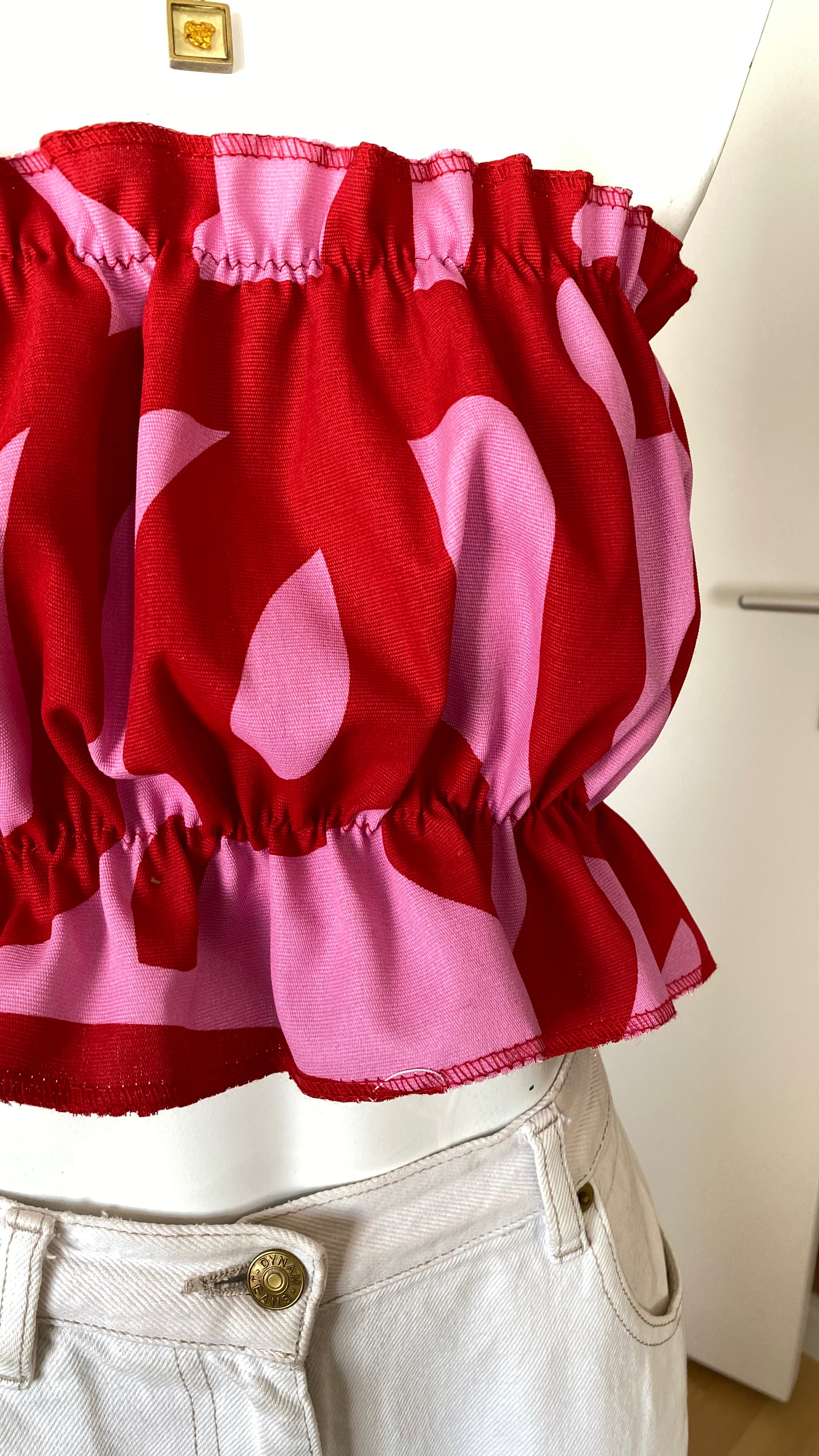 P'tis Ôh • T. M  • Bandeau rose et rouge