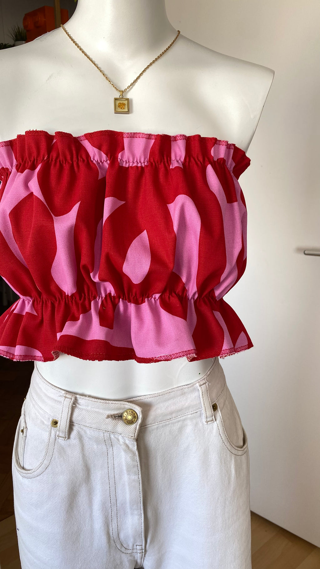 P'tis Ôh • T. M  • Bandeau rose et rouge