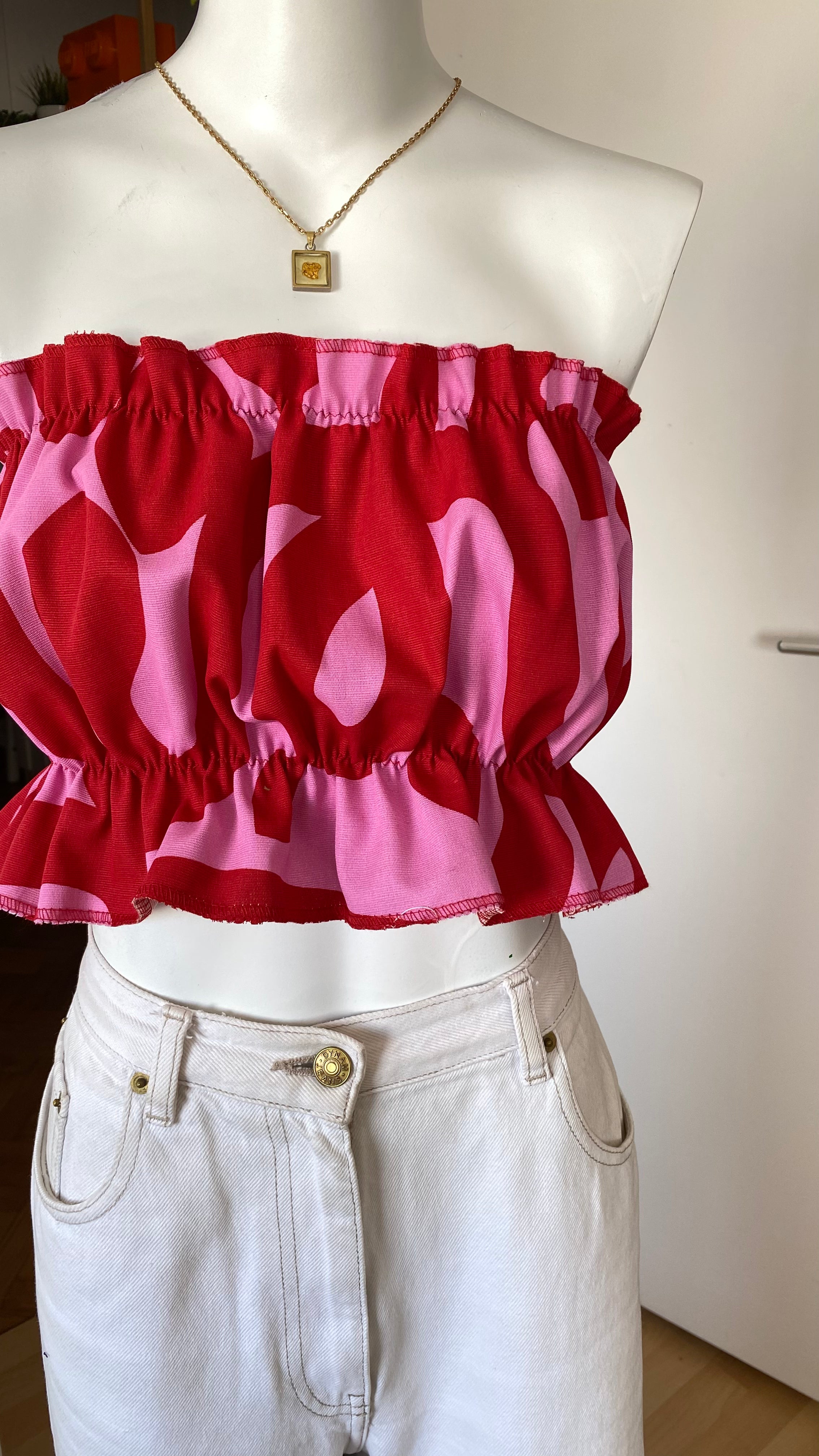 P'tis Ôh • T. M  • Bandeau rose et rouge