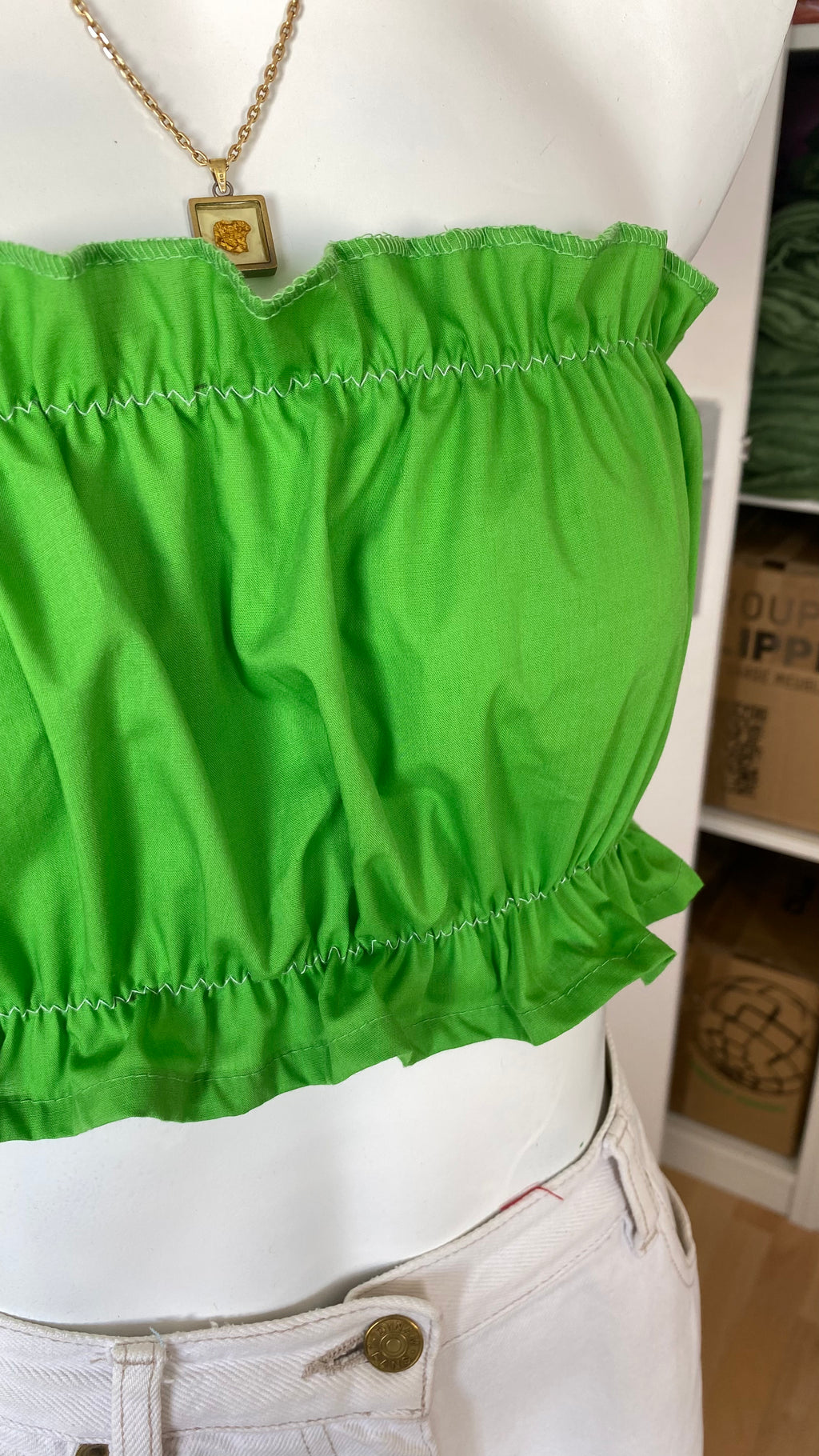 P'tis Ôh • T. S  • Bandeau vert pomme coton