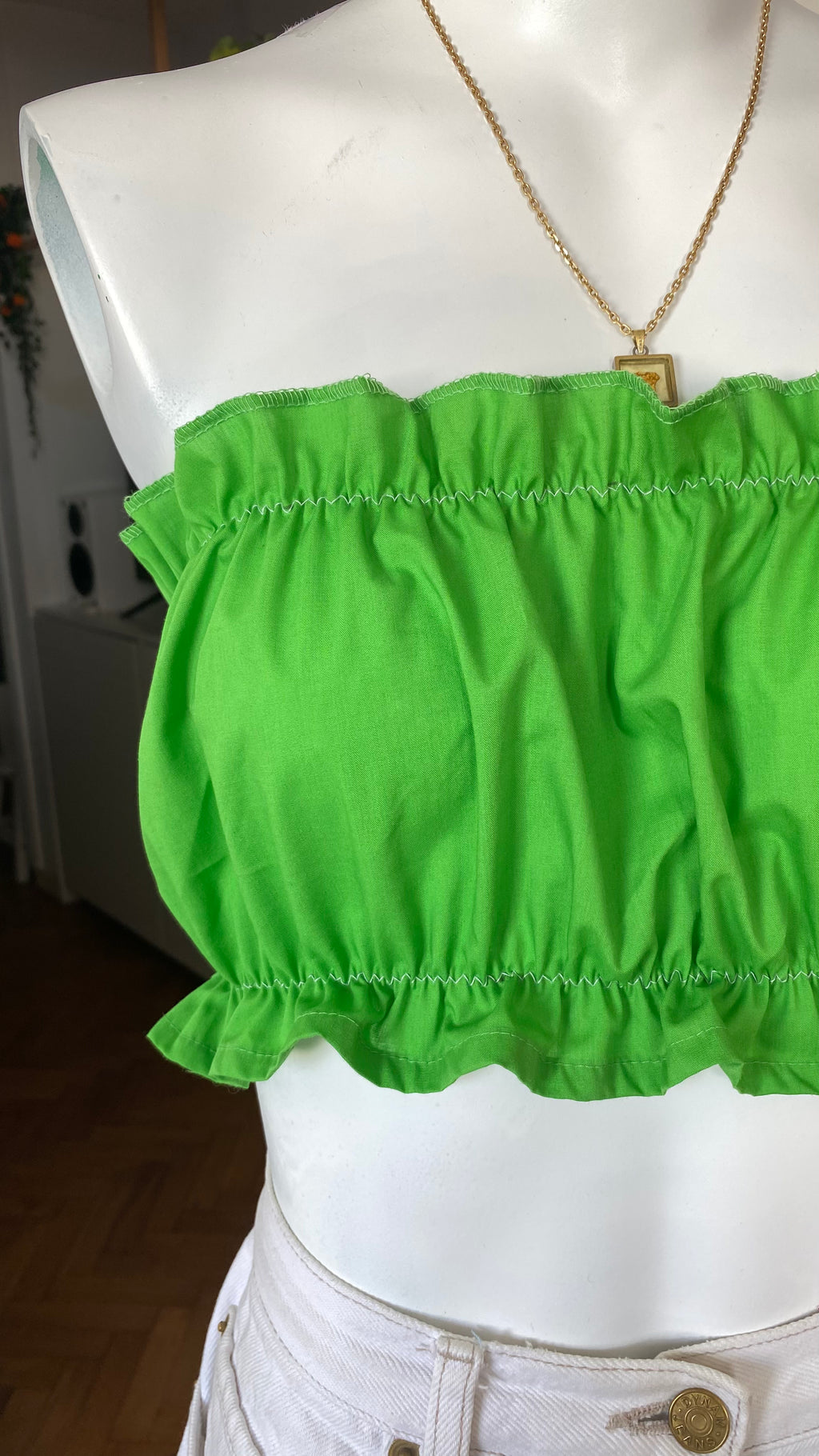 P'tis Ôh • T. S  • Bandeau vert pomme coton