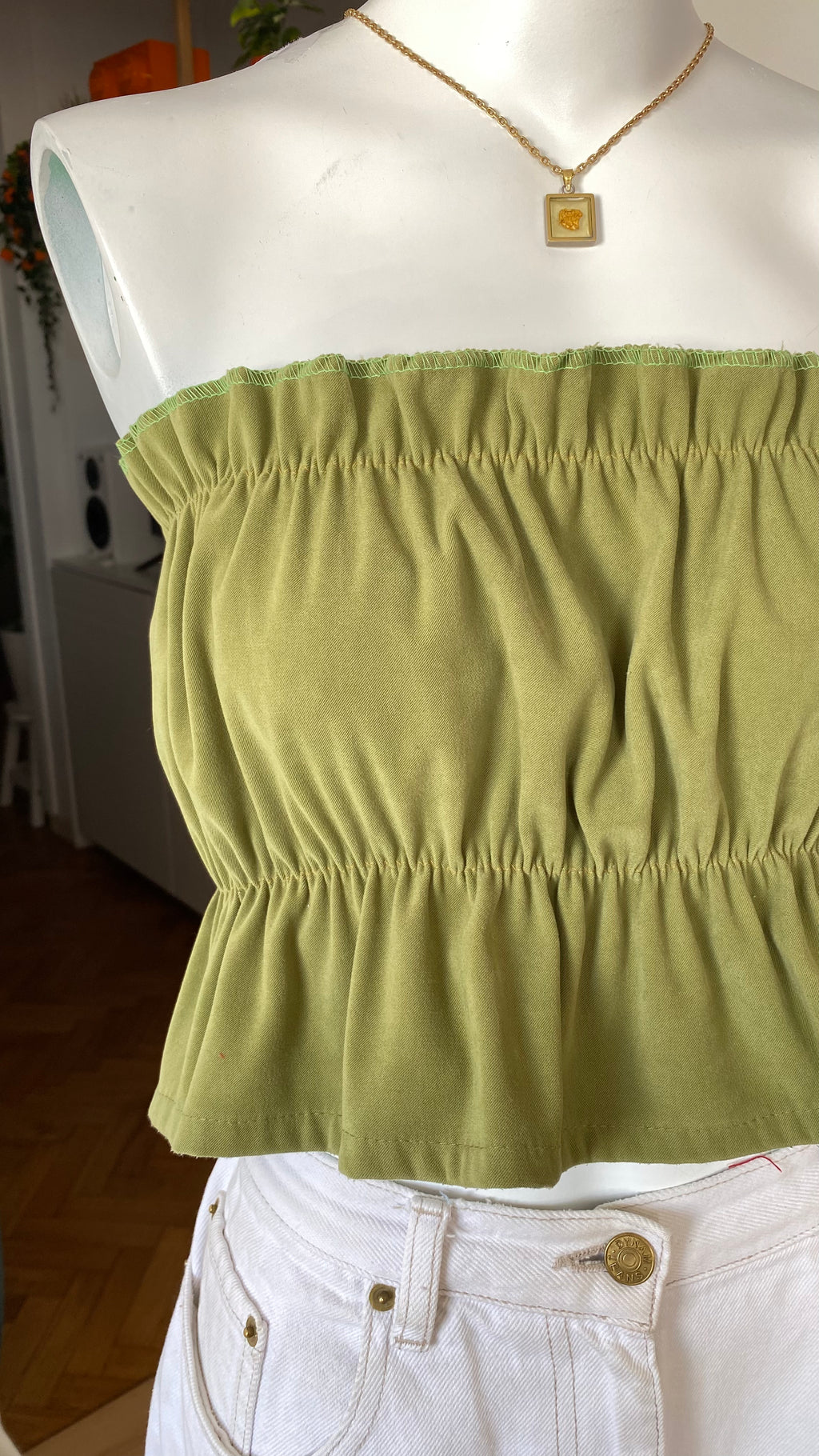 P'tis Ôh • T. XS  • Bandeau vert kaki