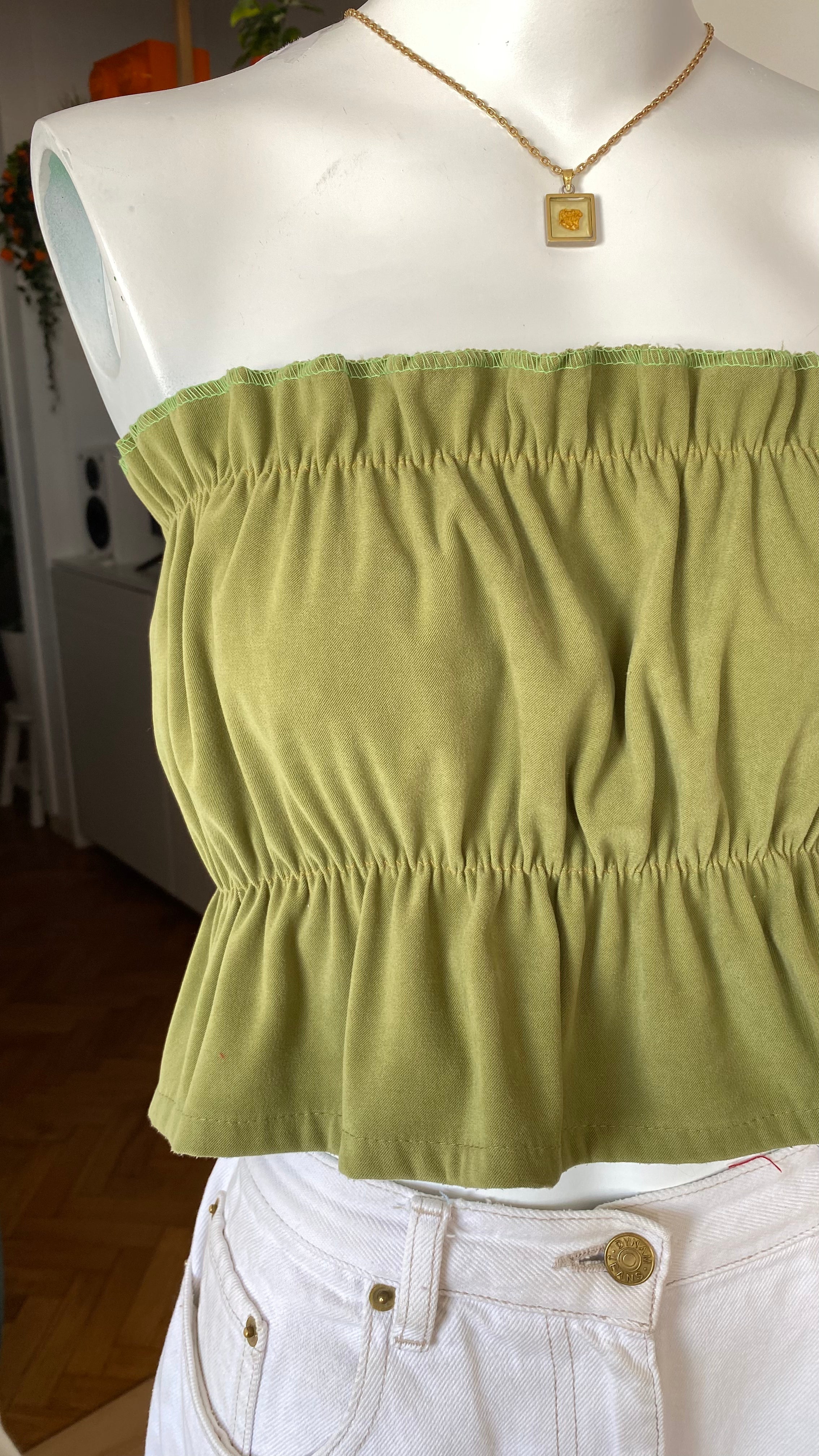 P'tis Ôh • T. XS  • Bandeau vert kaki