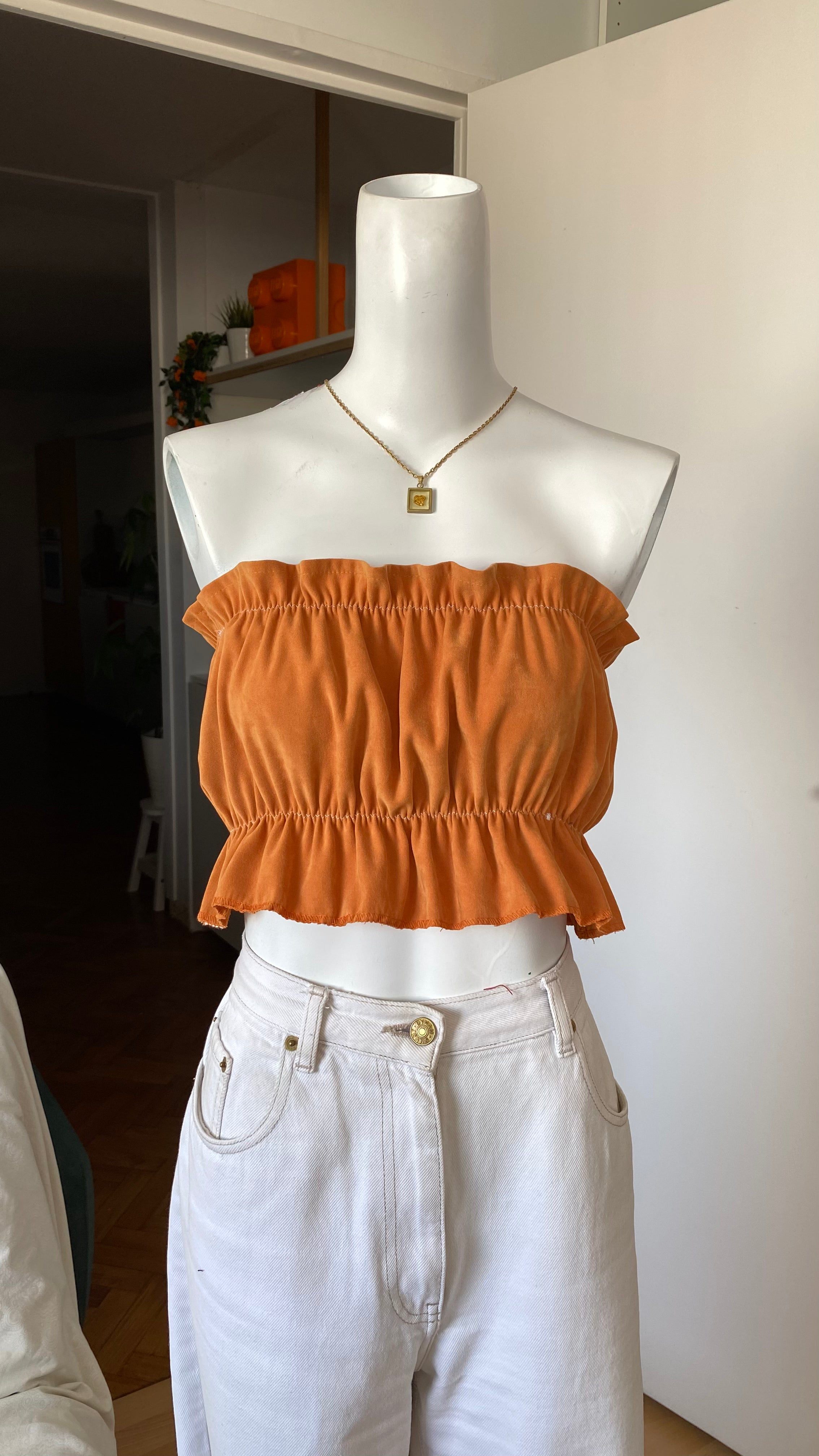 P'tis Ôh • T. XS  • Bandeau orange foncé