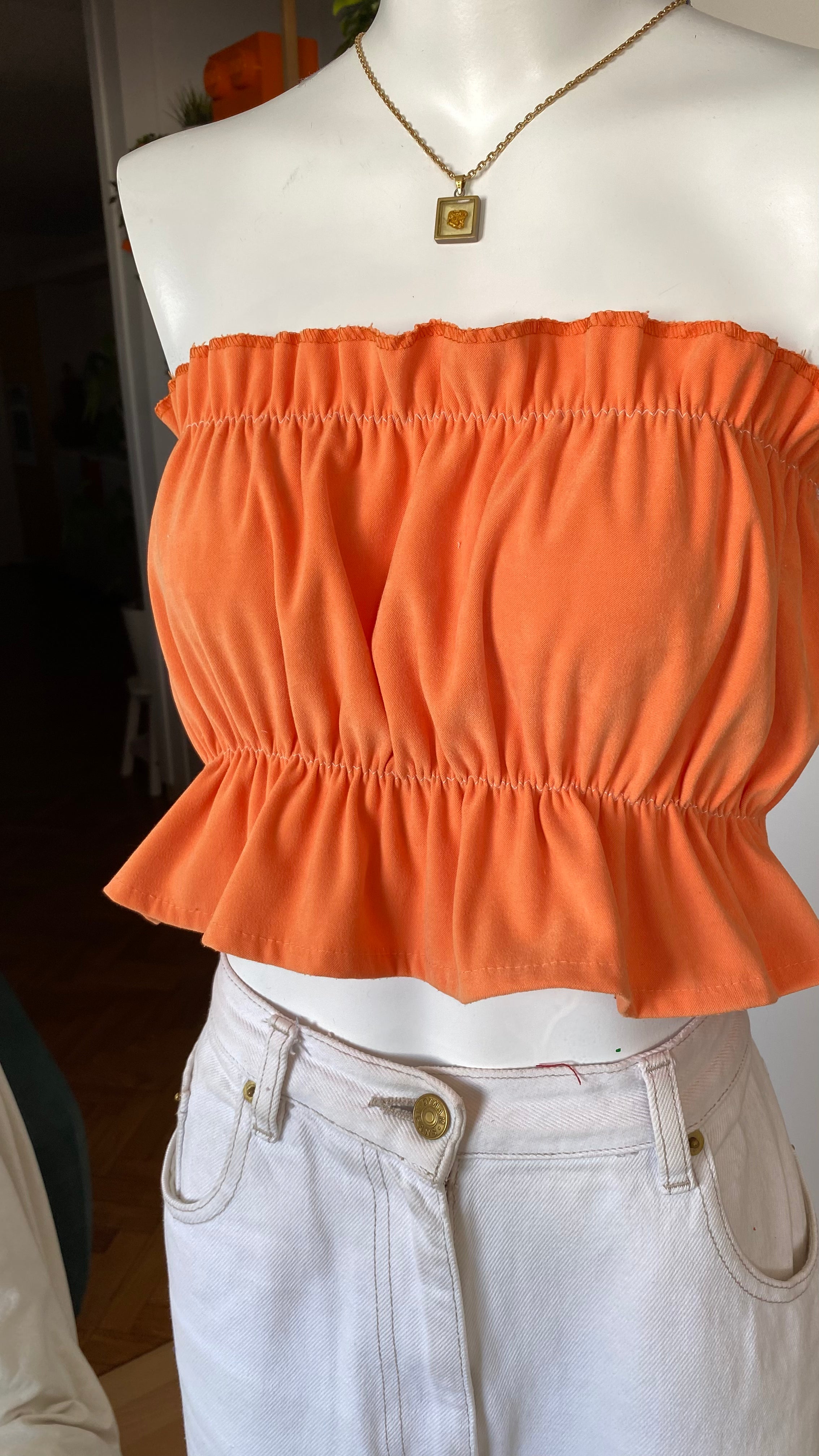 P'tis Ôh • T. XS  • Bandeau orange pétant