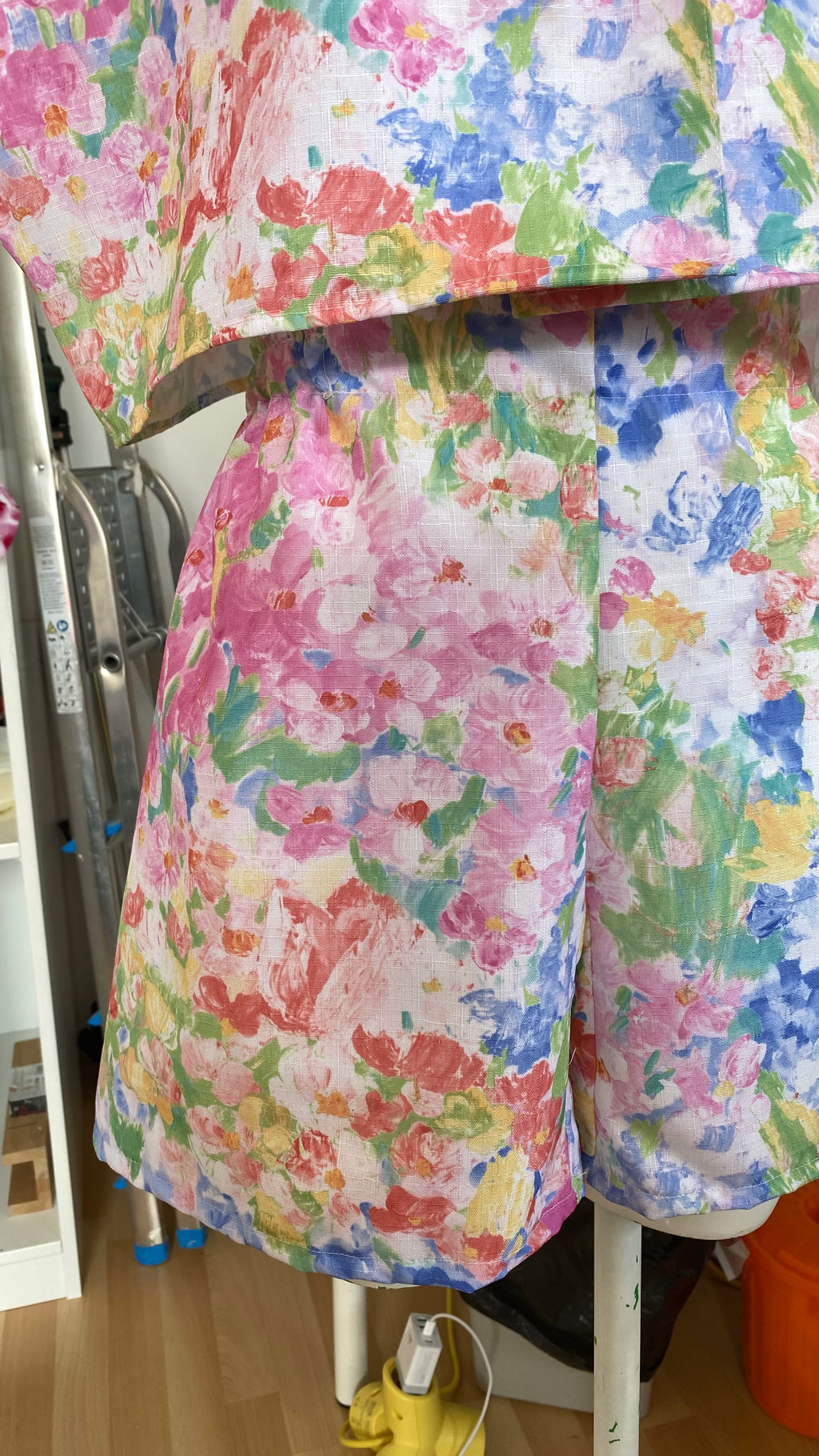 Ensemble short • T. L • ensemble coloré fleuris