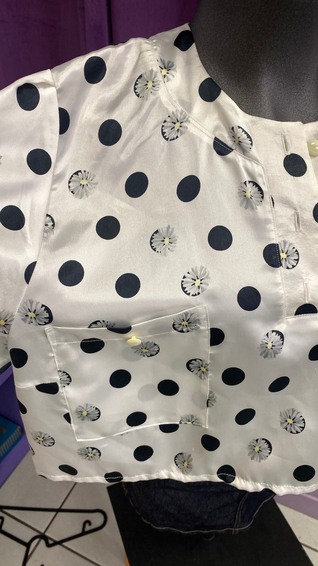 Cropped • T. 36 à 44 • Chemise satinée blanc