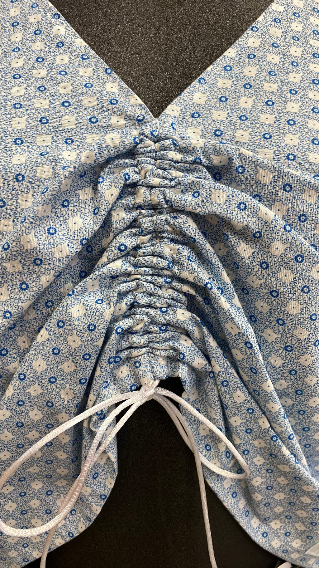 Monarque • T. 38 à 42 • Chemise papillon motifs bleu