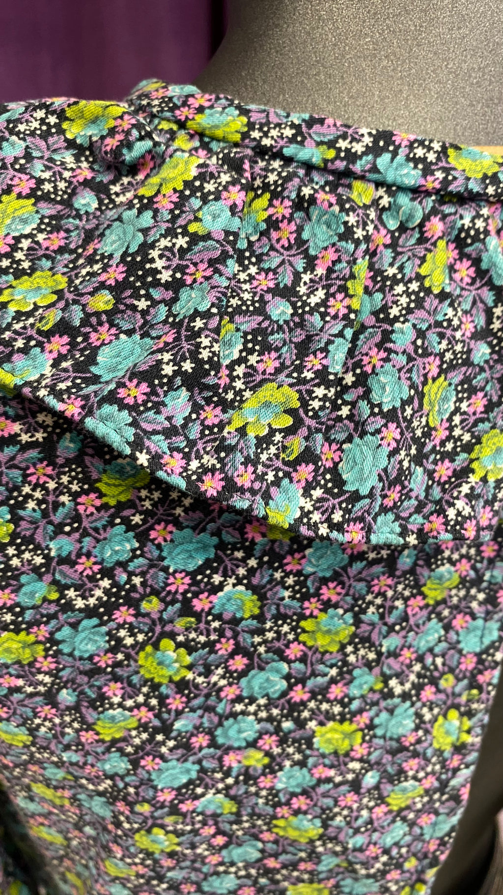 Cropped • T. 34 à 36 • Top dos nu liberty bleu marine