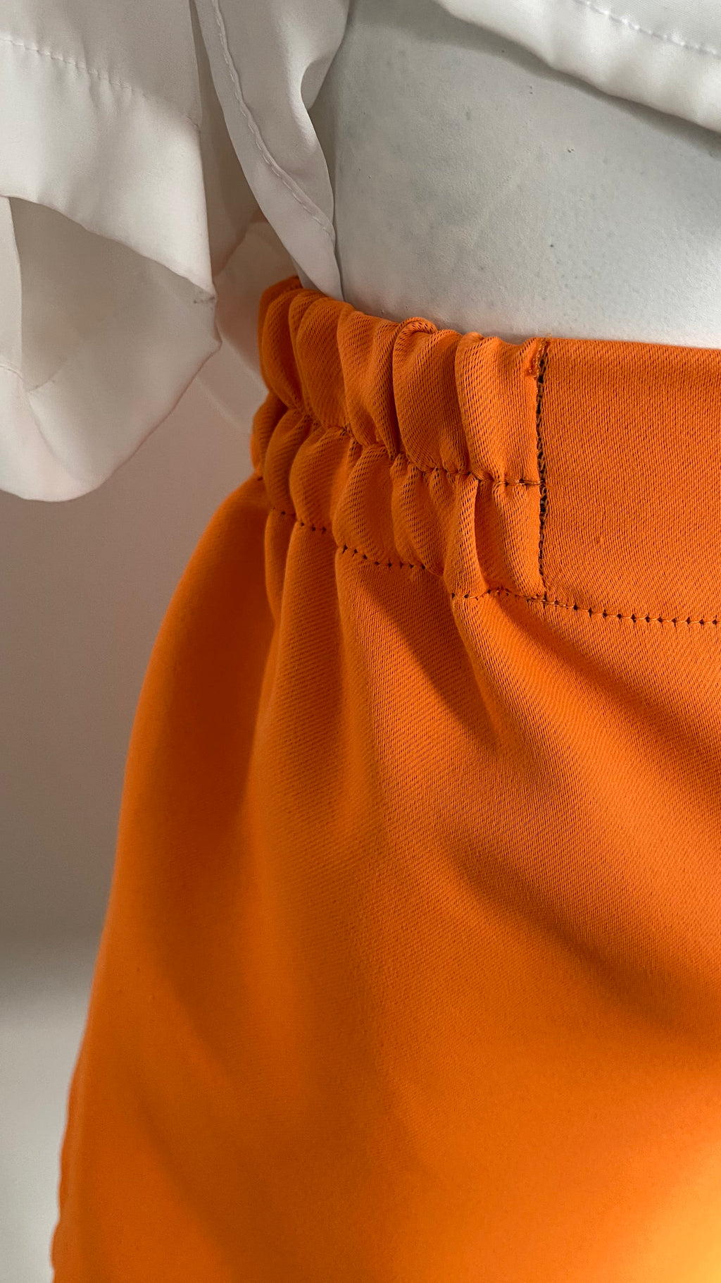 Short • T.L • Short upcyclé orange épais