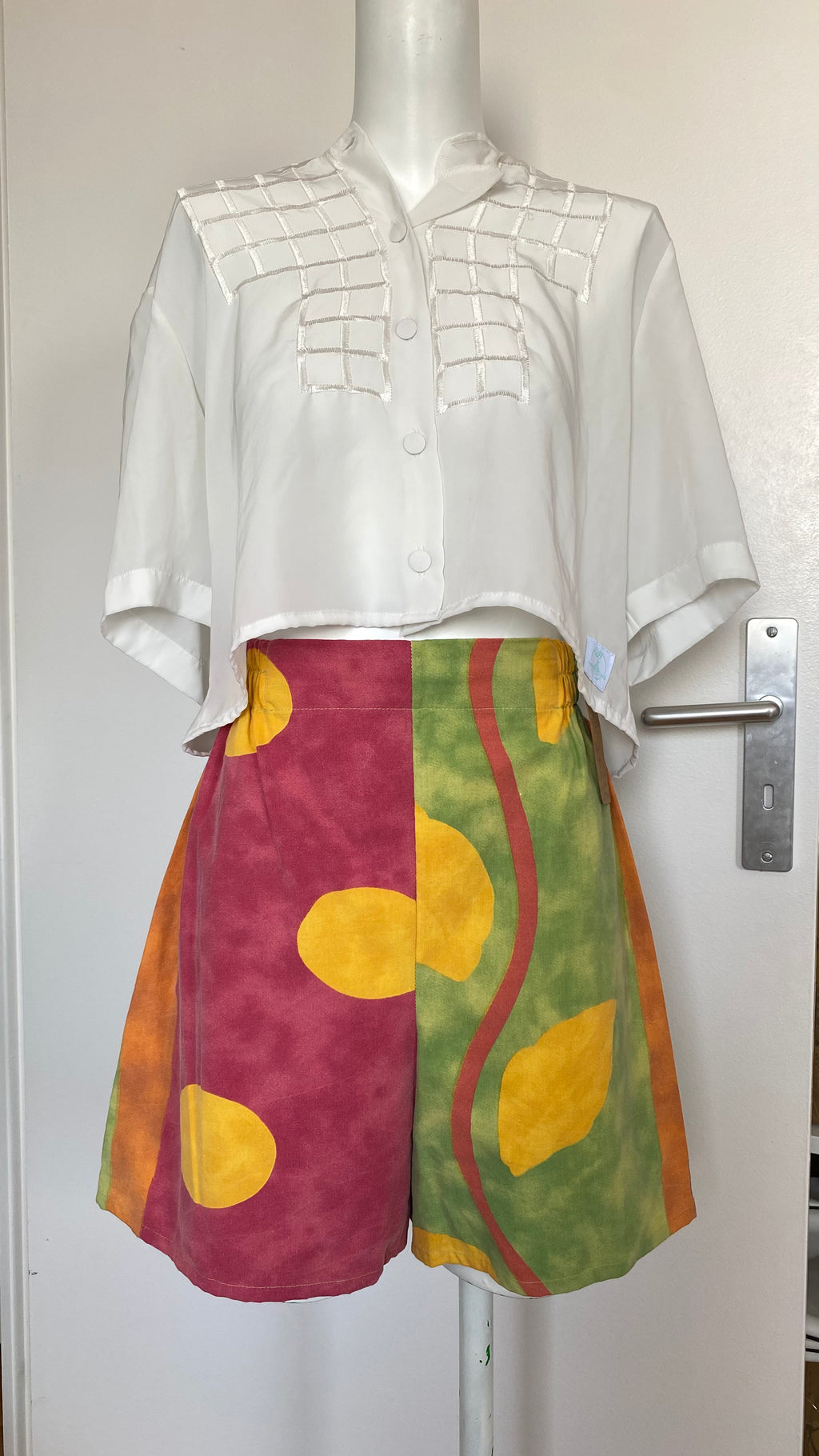 Short • T.S • Short upcyclé multicolor