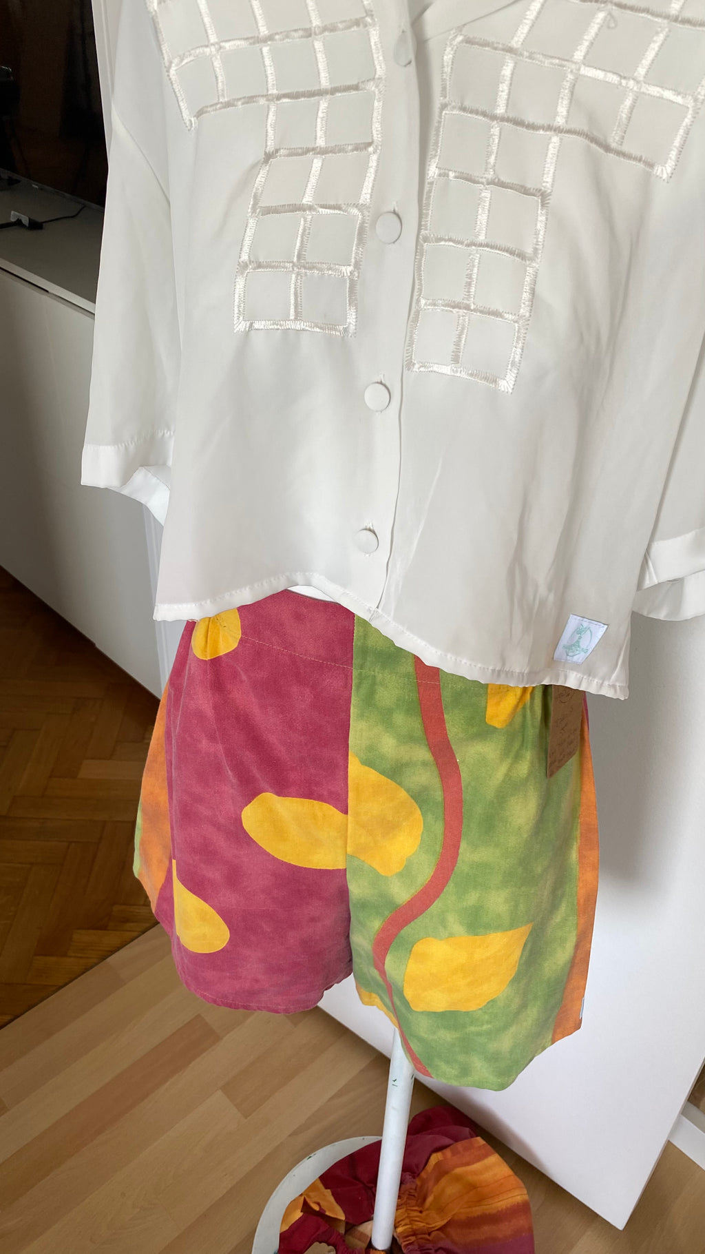 Short • T.S • Short upcyclé multicolor