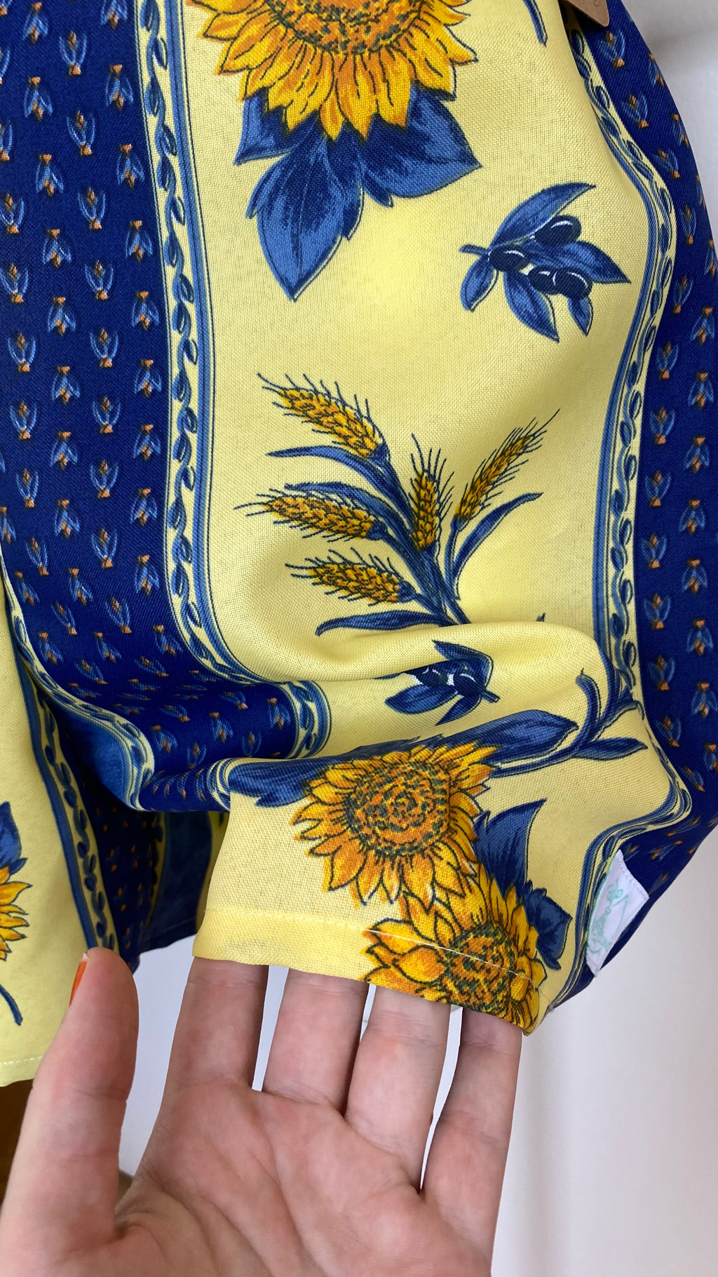 Short • T.M • Short upcyclé porvençal tournesol