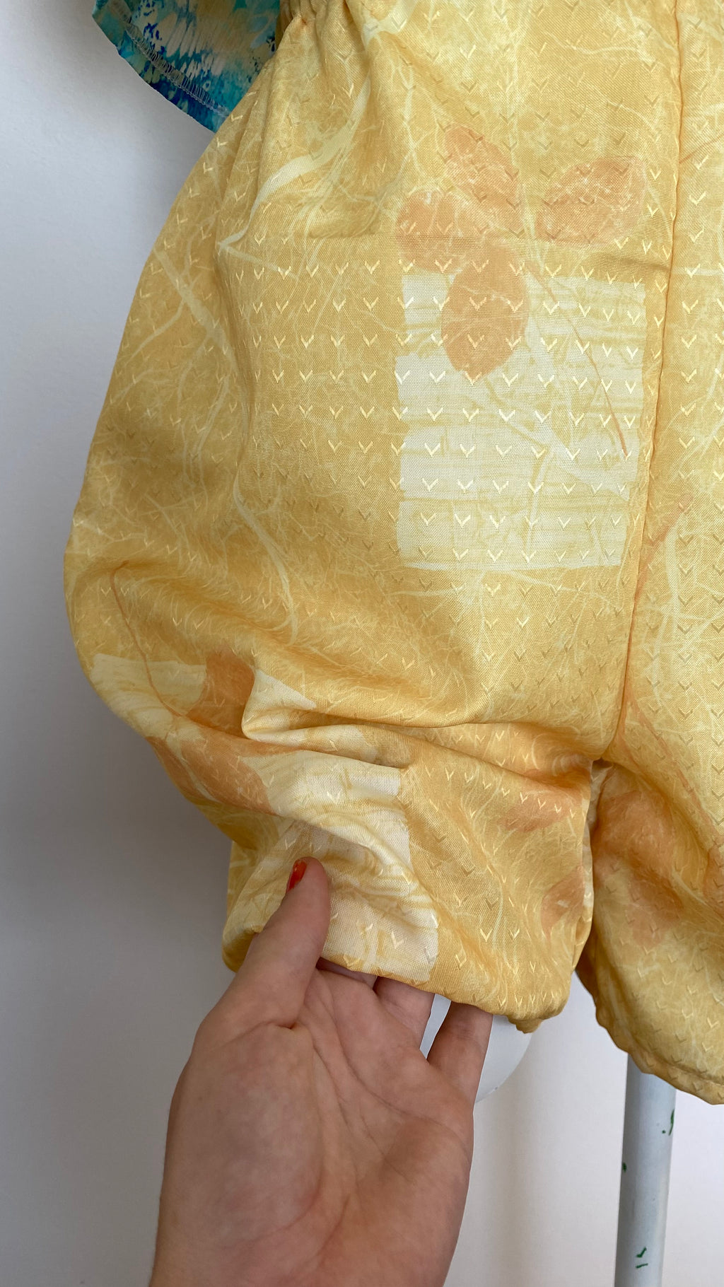 Short • T.M • Short upcyclé jaune texturé