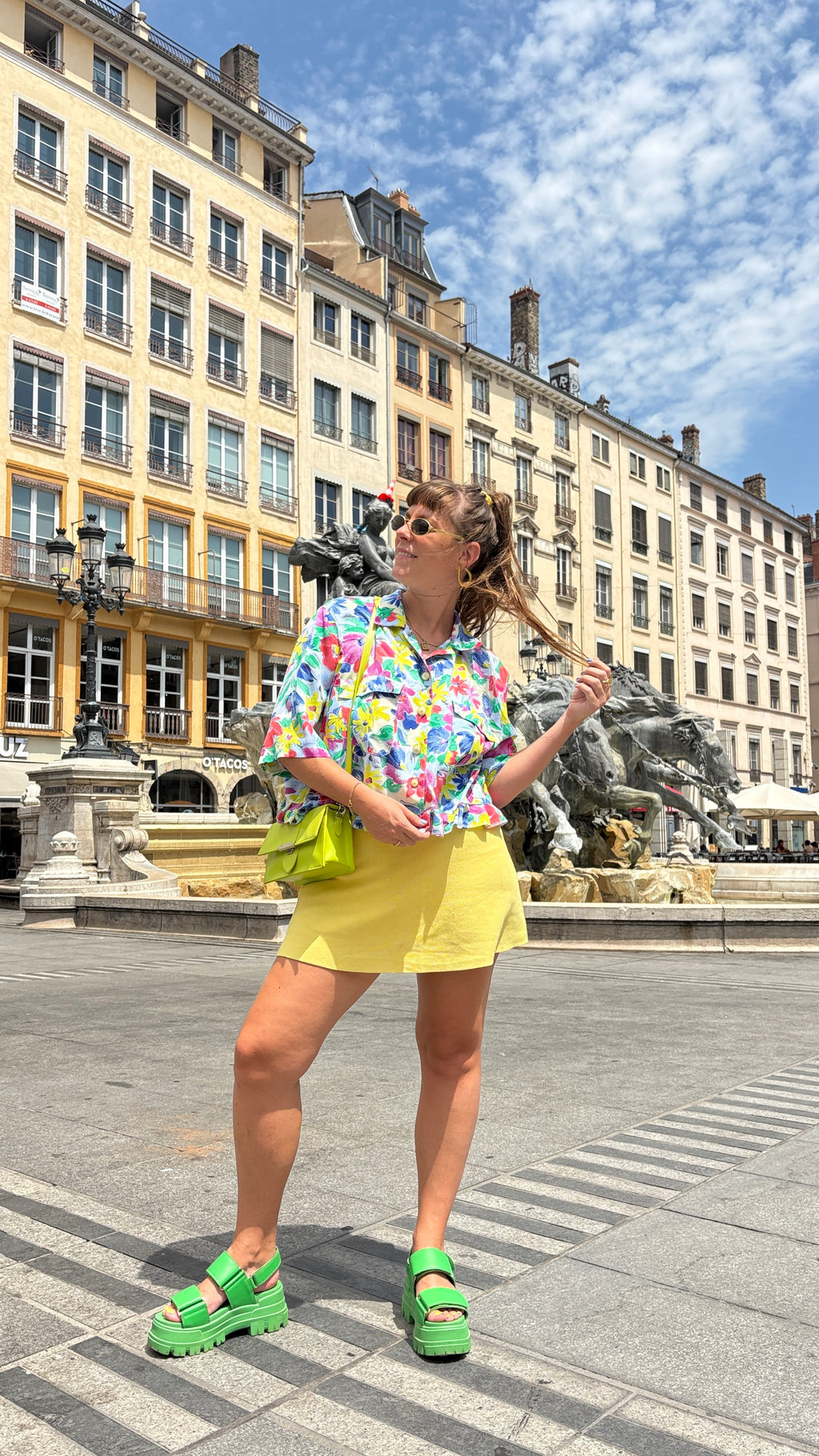Froufrou • T. 40 à 48 • Chemise fleuries multicolore