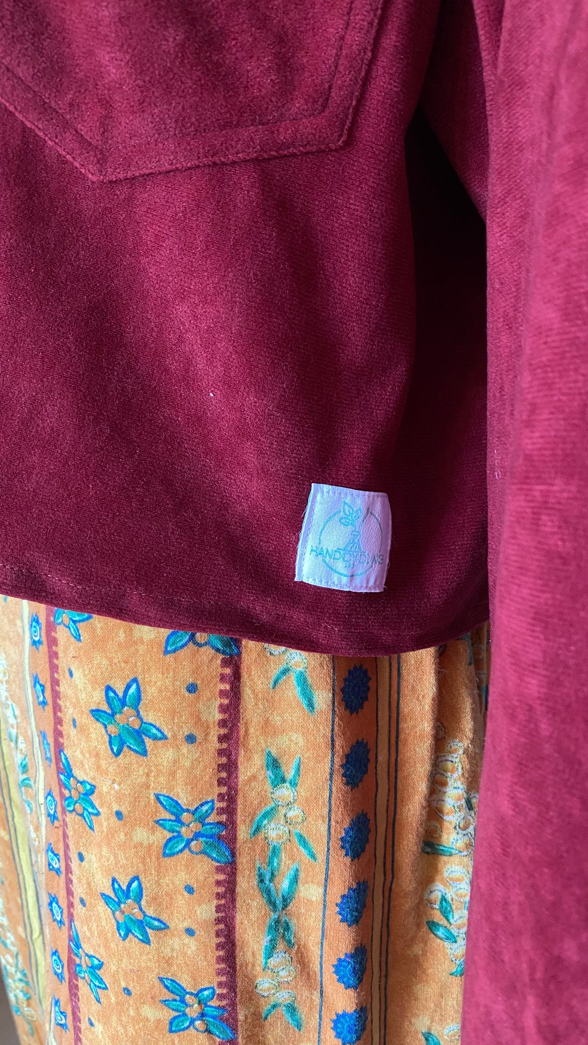 Cropped Jacket • T. 38 à 46 • Surchemise courte bordeau