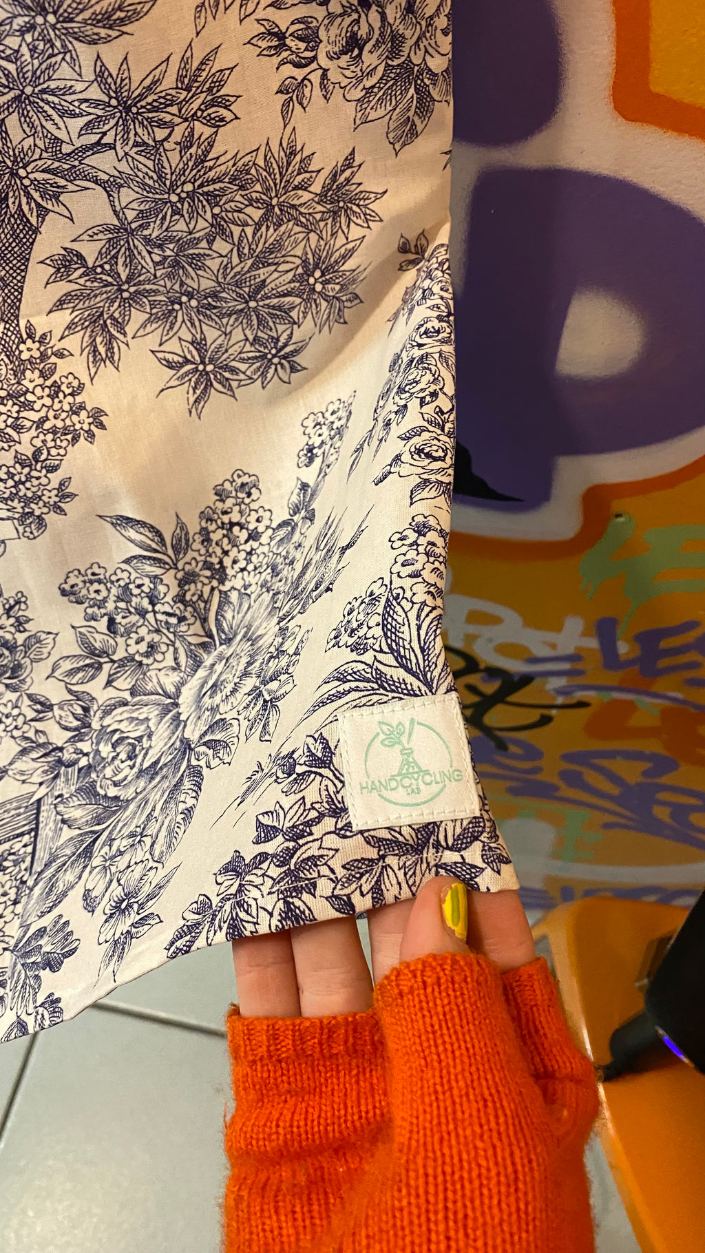 Pantalon • T.XS/S à XL • Pantalon coton toile de jouy bleu