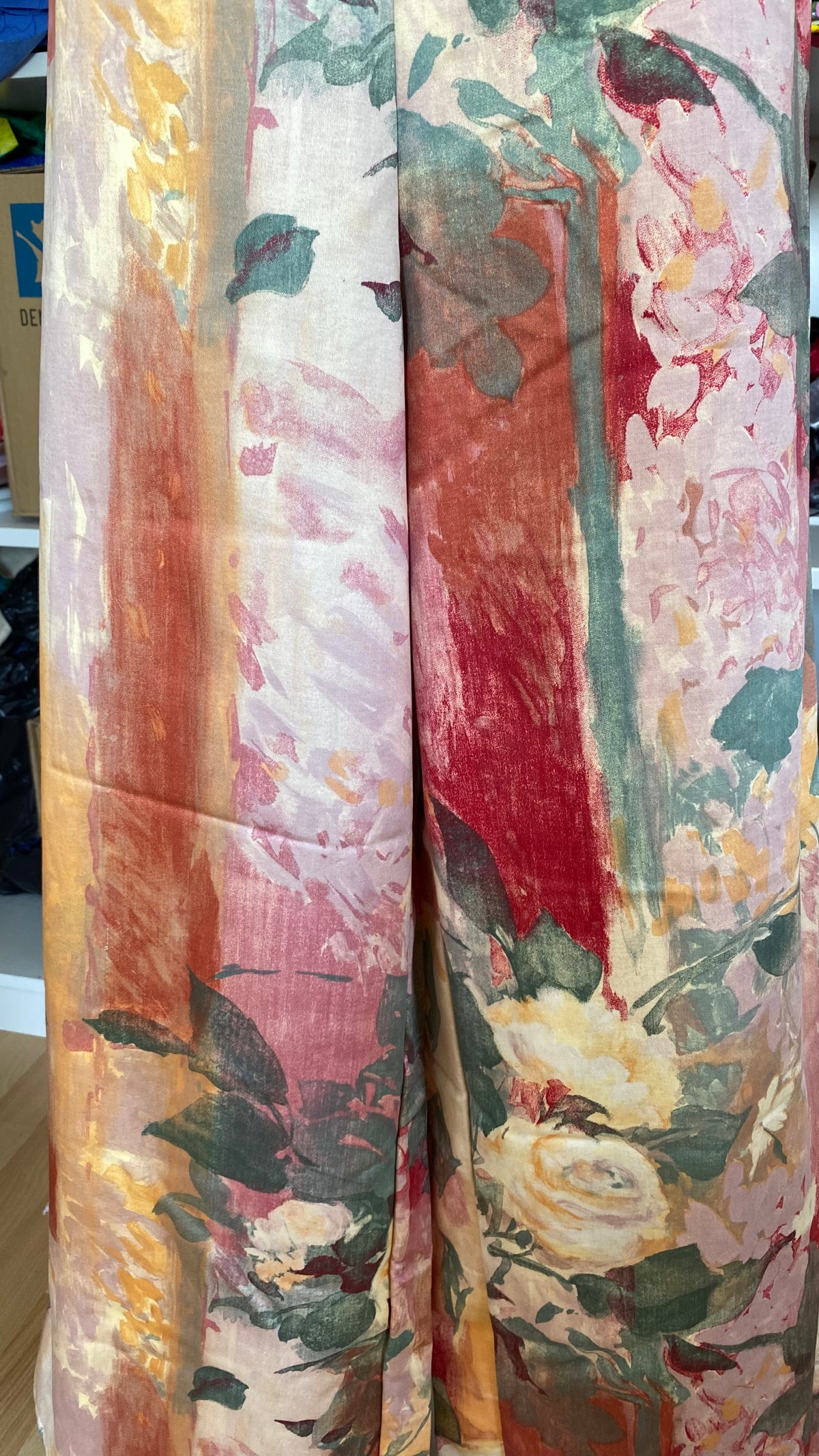 Pants • Taille L • Pantalon upcyclé épais à motifs