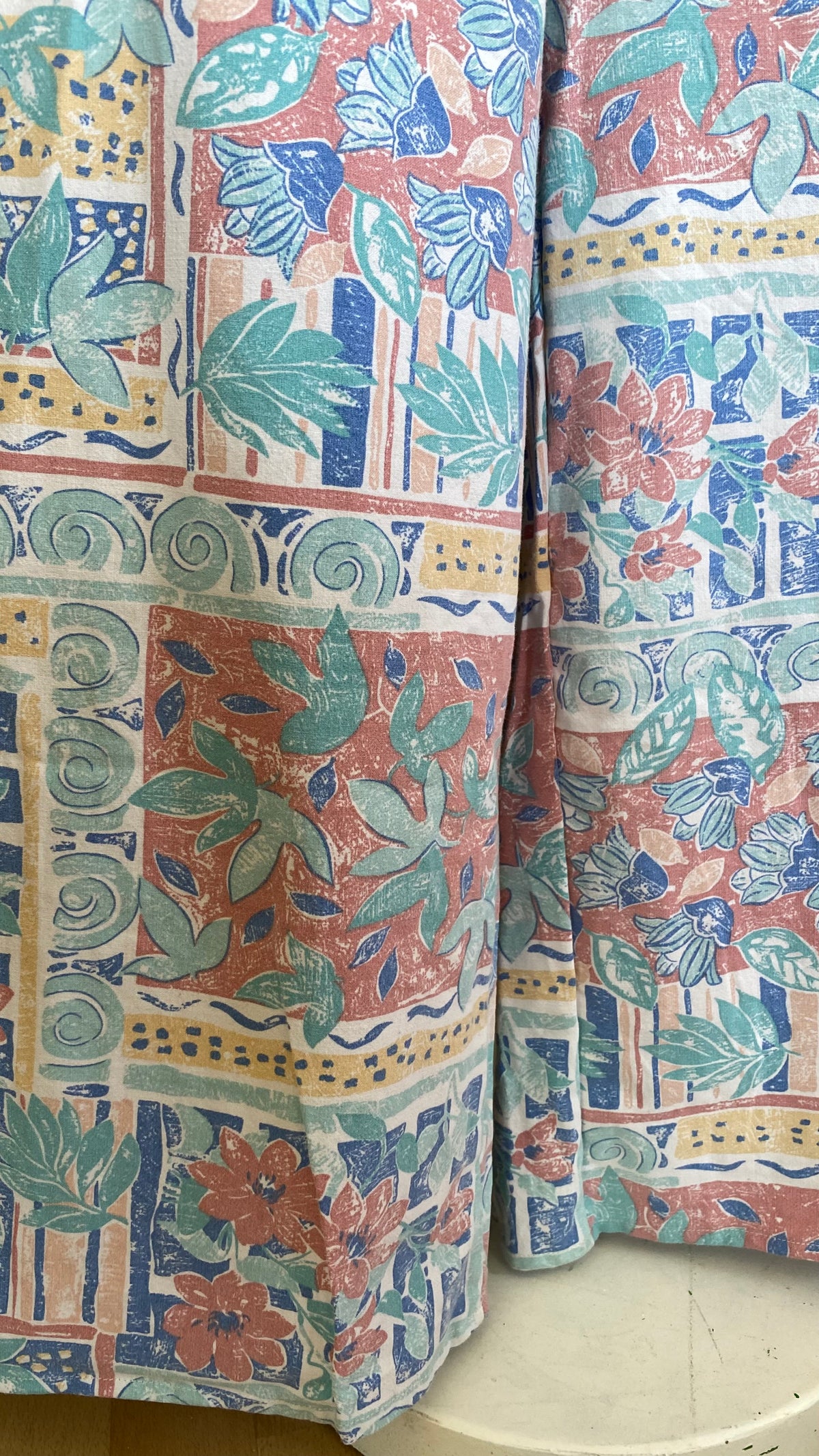 Pants • Taille XL • Pantalon upcyclé à motifs pastel
