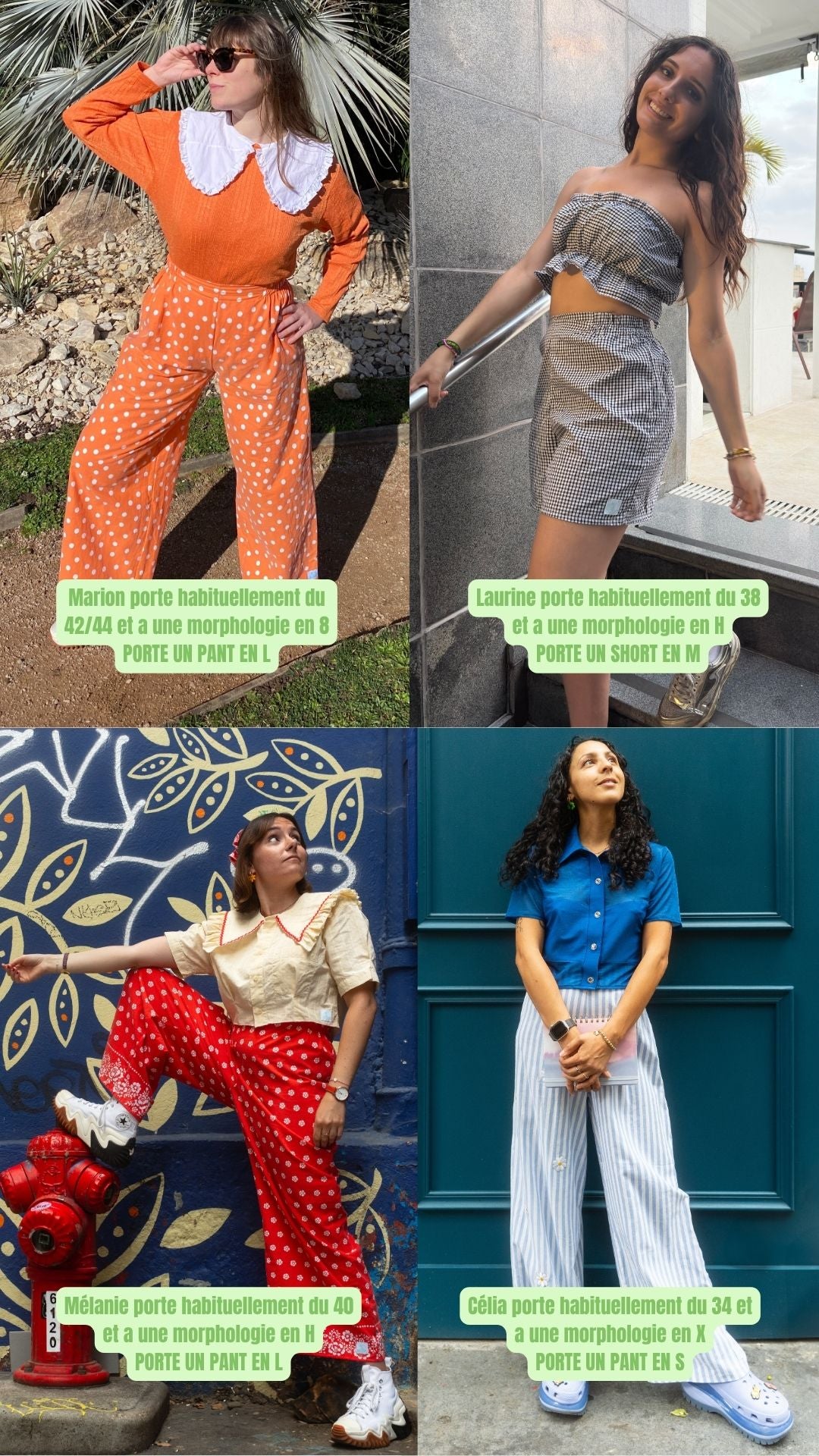 Pants • Taille M • Pantalon upcyclé madras